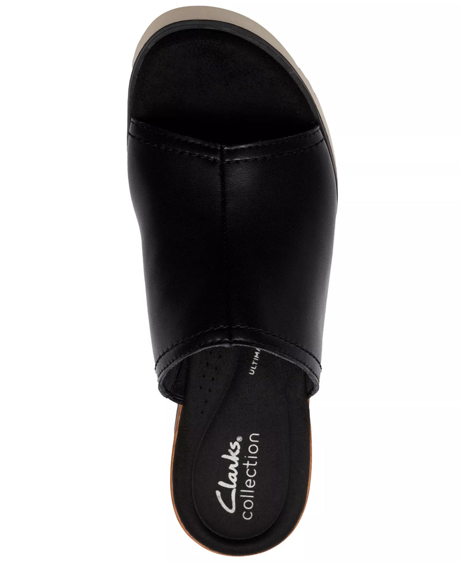 Clarks Women's Diaz Slide Open Toe Wedge Sandals