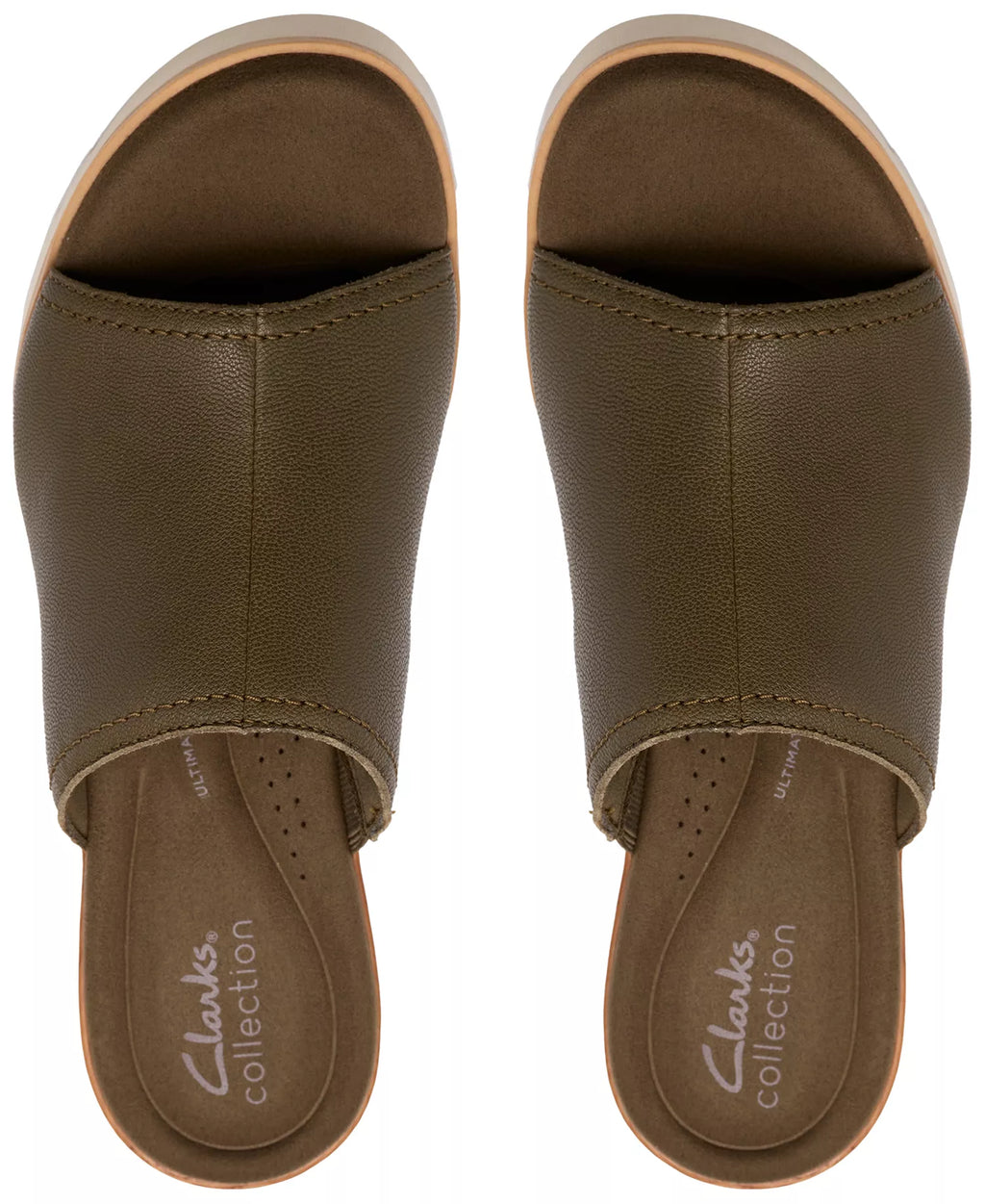 Clarks Women's Diaz Slide Open Toe Wedge Sandals