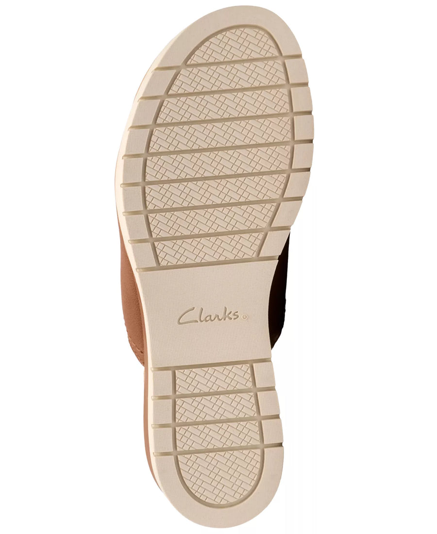 Clarks Women's Diaz Slide Open Toe Wedge Sandals