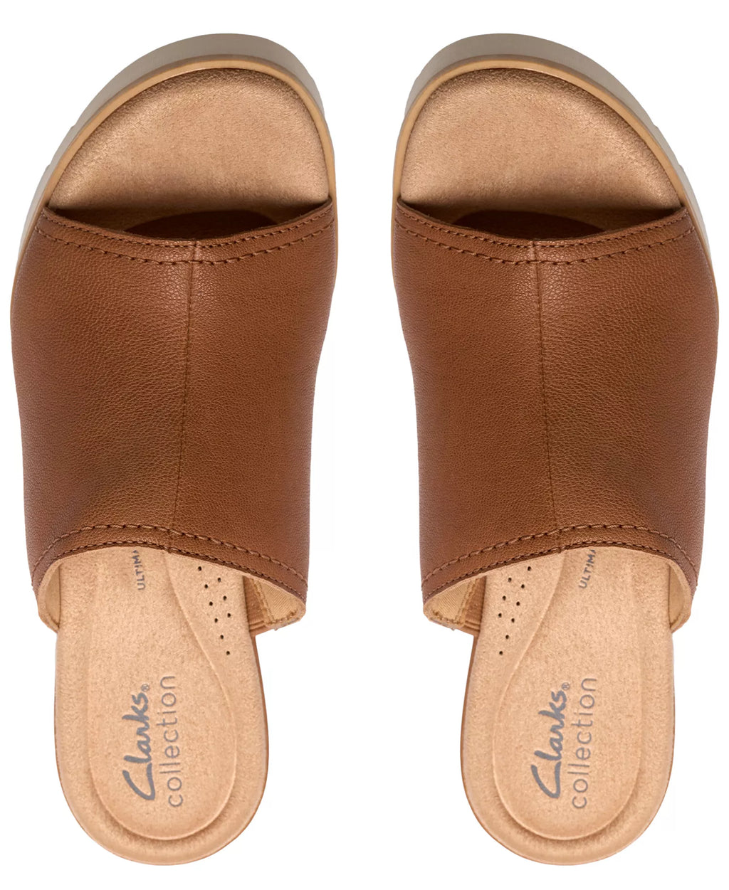 Clarks Women's Diaz Slide Open Toe Wedge Sandals