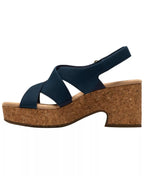 Clarks Women's Nerisa Grace Round Toe Wedge Sandals