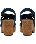 Clarks Women's Nerisa Grace Round Toe Wedge Sandals