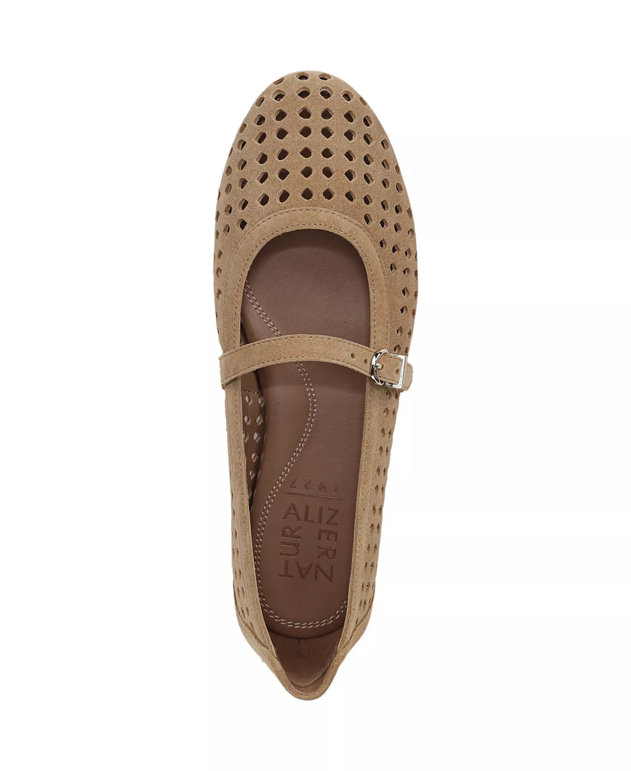 Naturalizer Women's Aria-Perf Mary Jane Flats