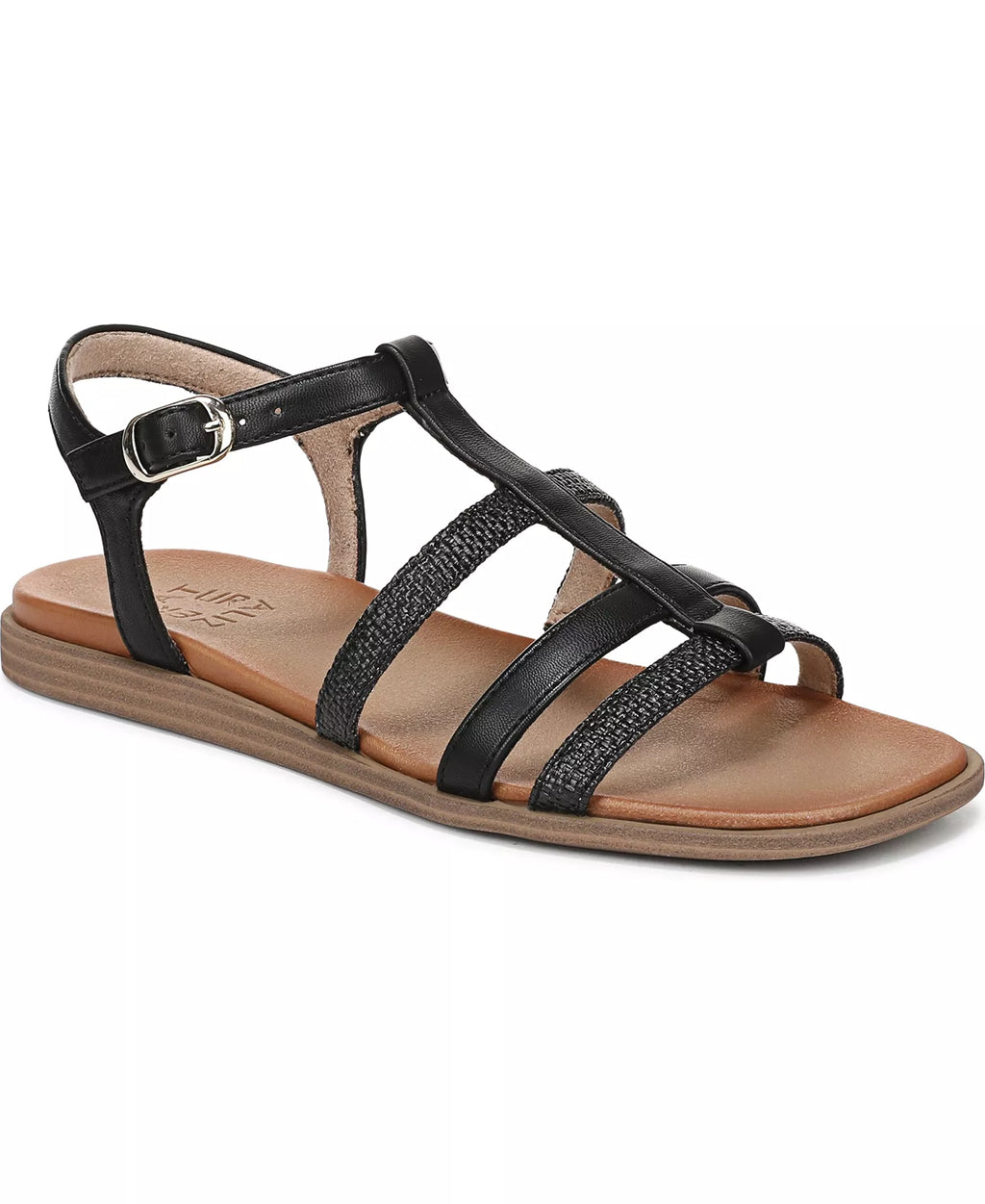 Naturalizer Women's Julia Strappy Flat Sandals