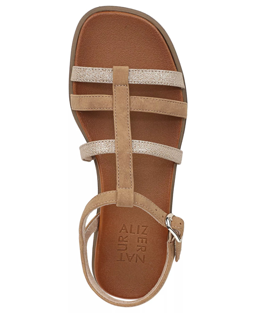 Naturalizer Women's Julia Strappy Flat Sandals