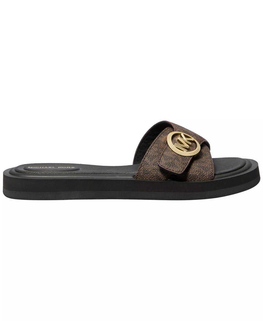 Michael Kors Women's MK Pool Slides Sandals