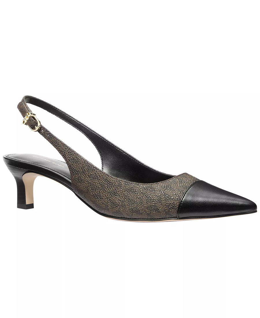 Michael Kors Michael Kors Women's Amara Toe Cap Pointed Slingback Pumps