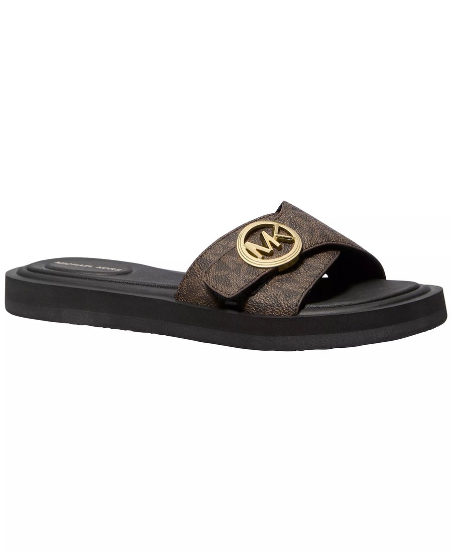 Michael Kors Women's MK Pool Slides Sandals