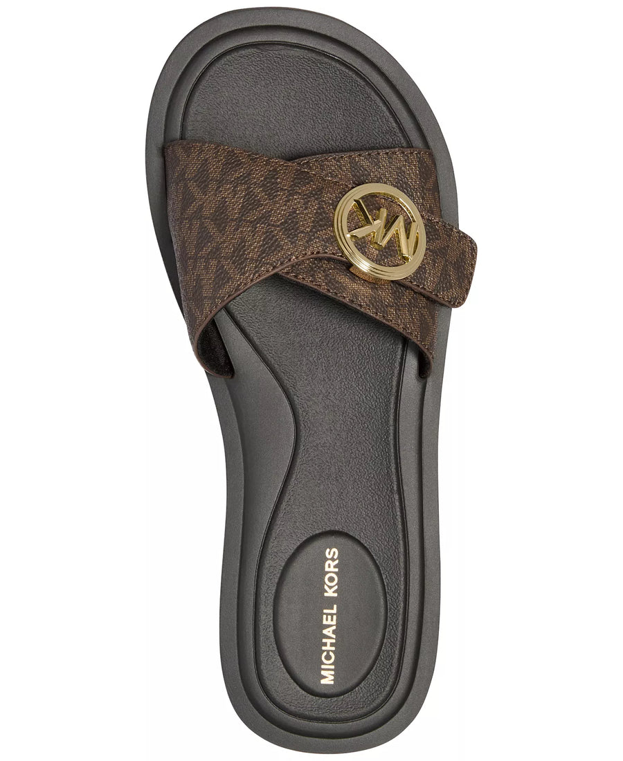 Michael Kors Women's MK Pool Slides Sandals