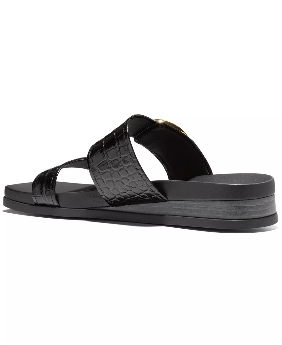 Cole Haan Women's Oaklynn Double Band Slip-On Footbed Sandals