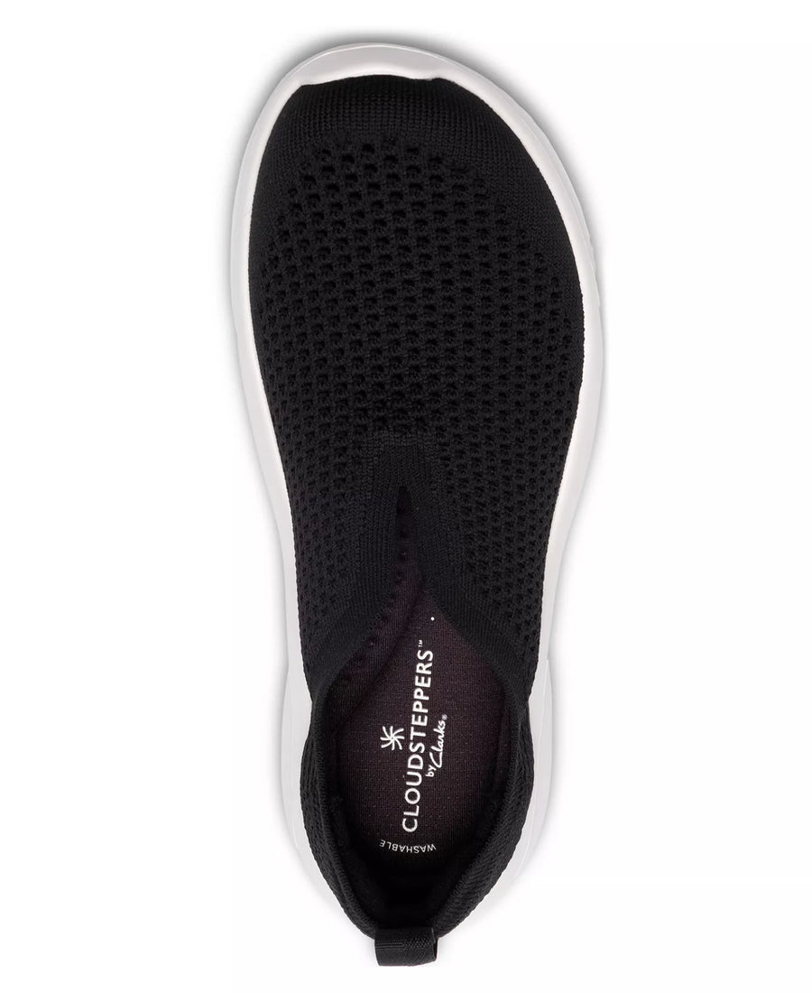 Clarks Women's Cloudsteppers Solevana Knit Round Toe Sneakers