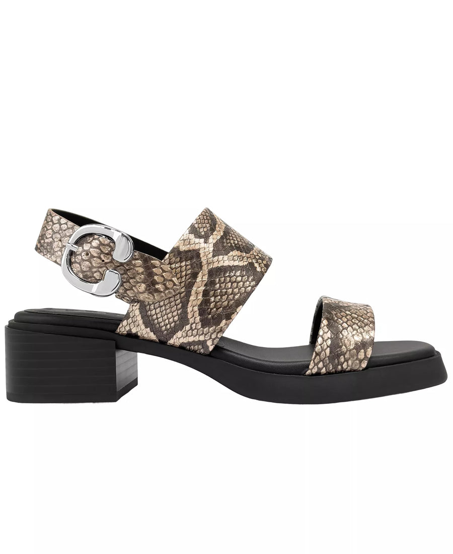 Aerosoles Women's Dove Low Heeled Square Toe Dress Sandals