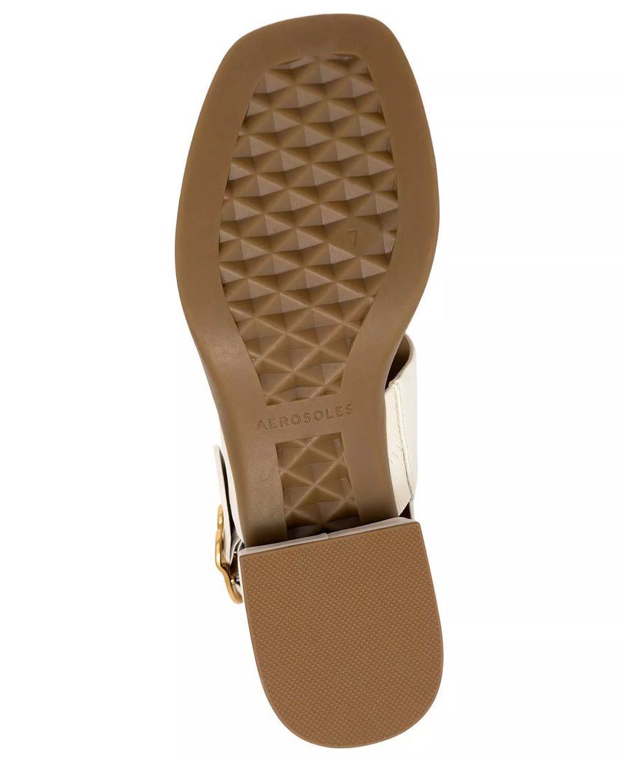 Aerosoles Women's Dove Low Heeled Square Toe Dress Sandals