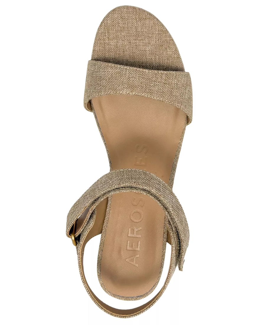Aerosoles Women's Wel Open Toe Wedge Sandals