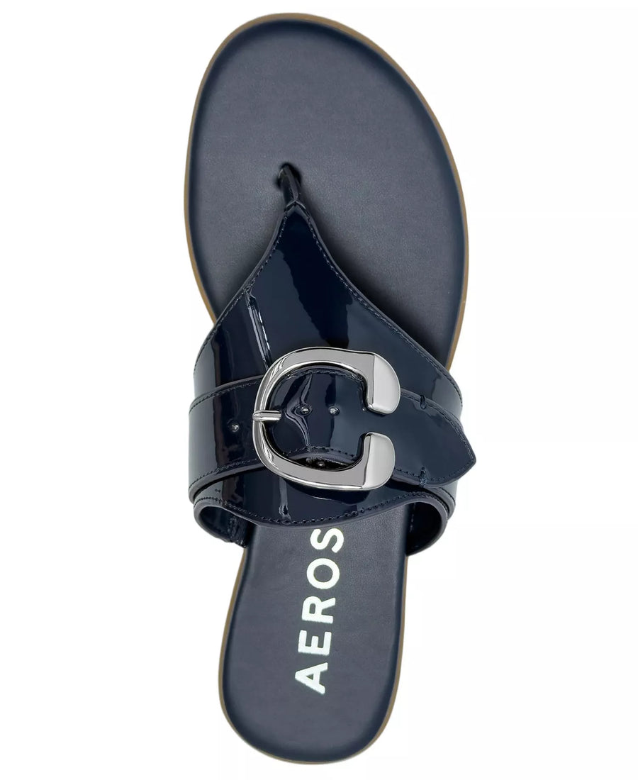 Aerosoles Women's Glitz Open Toe Flat Sandals