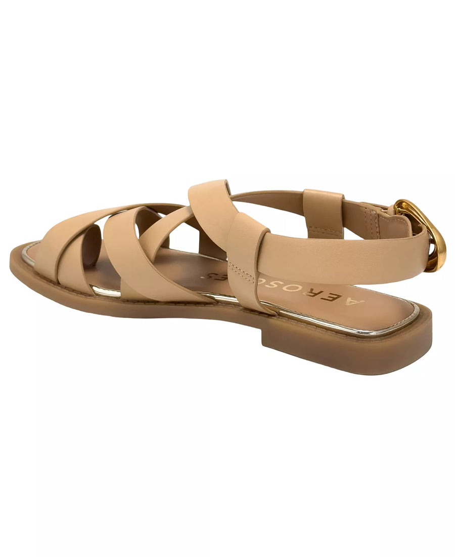Aerosoles Women's Cargo Open Toe Flat Sandals