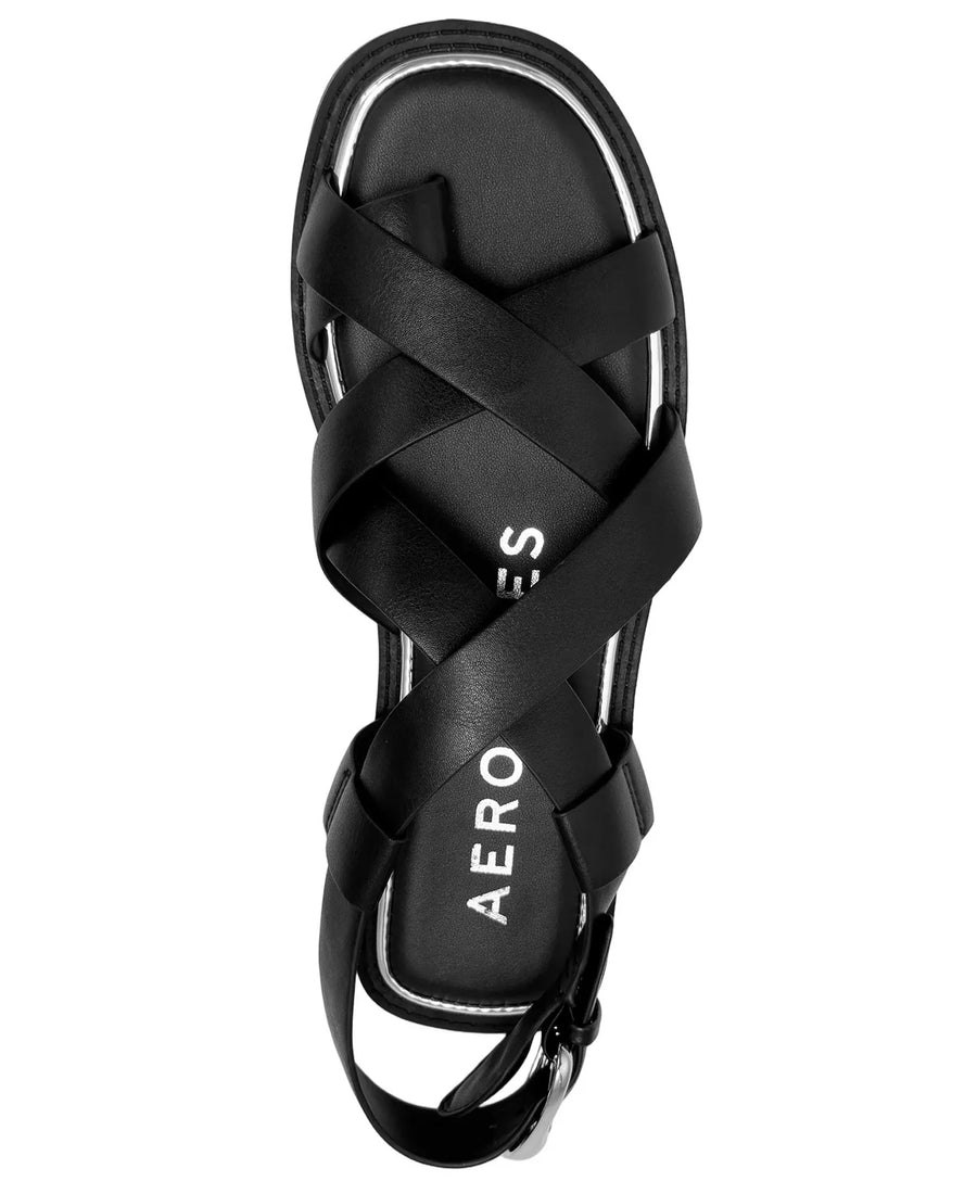 Aerosoles Women's Cargo Open Toe Flat Sandals