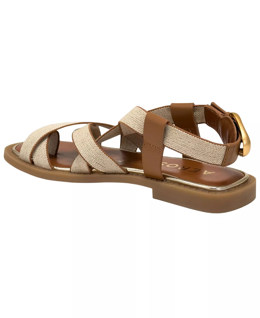 Aerosoles Women's Cargo Open Toe Flat Sandals