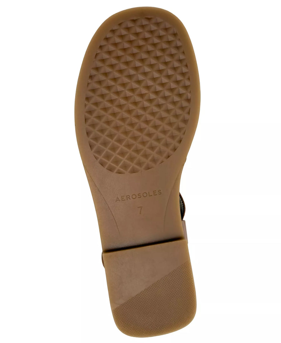Aerosoles Women's Cargo Open Toe Flat Sandals