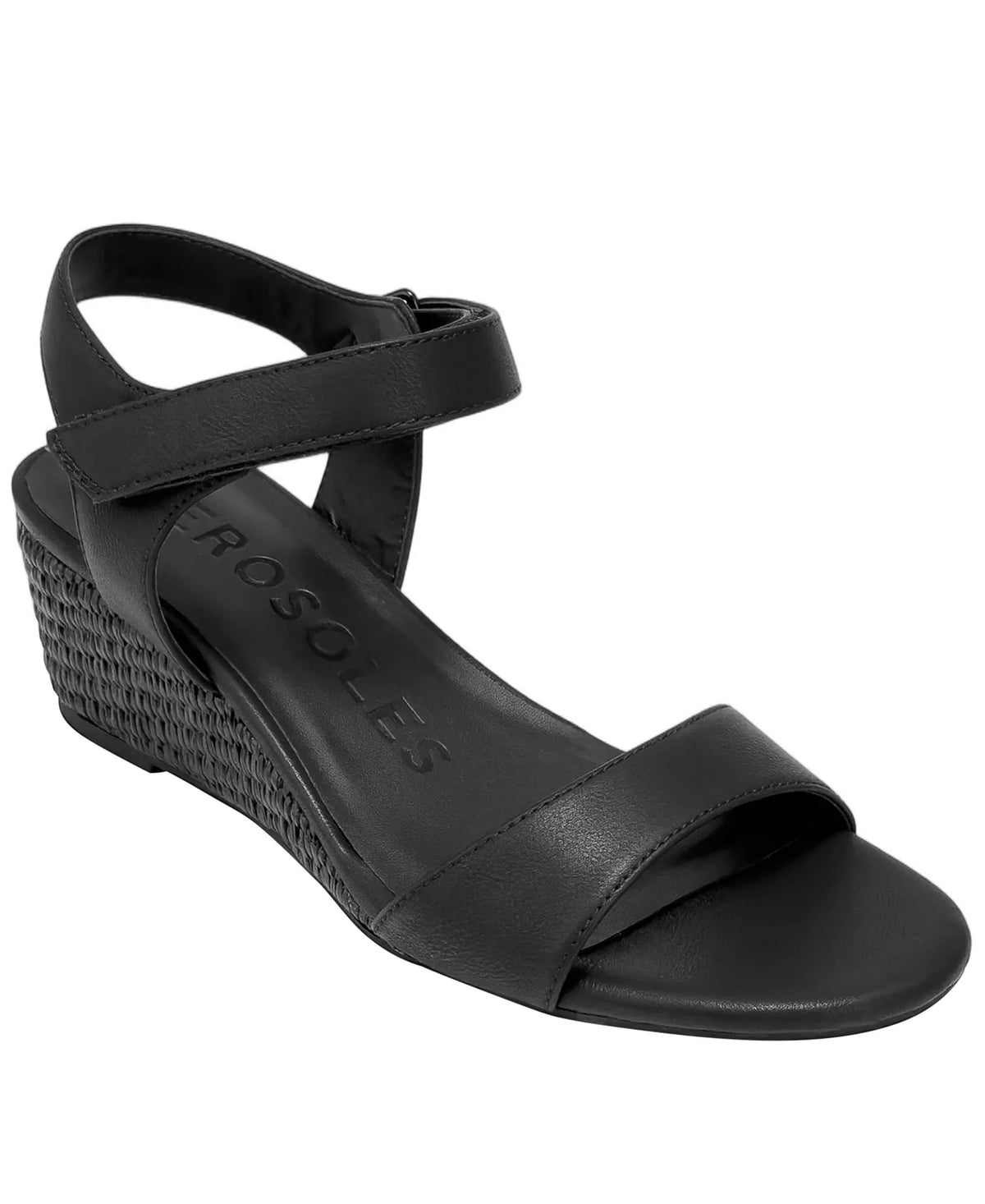 Aerosoles Women's Wel Open Toe Wedge Sandals