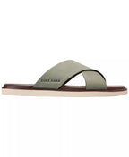 Cole Haan Men's Nantucket Cross Strap Slip-On Slide Sandals