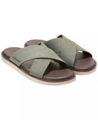 Cole Haan Men's Nantucket Cross Strap Slip-On Slide Sandals