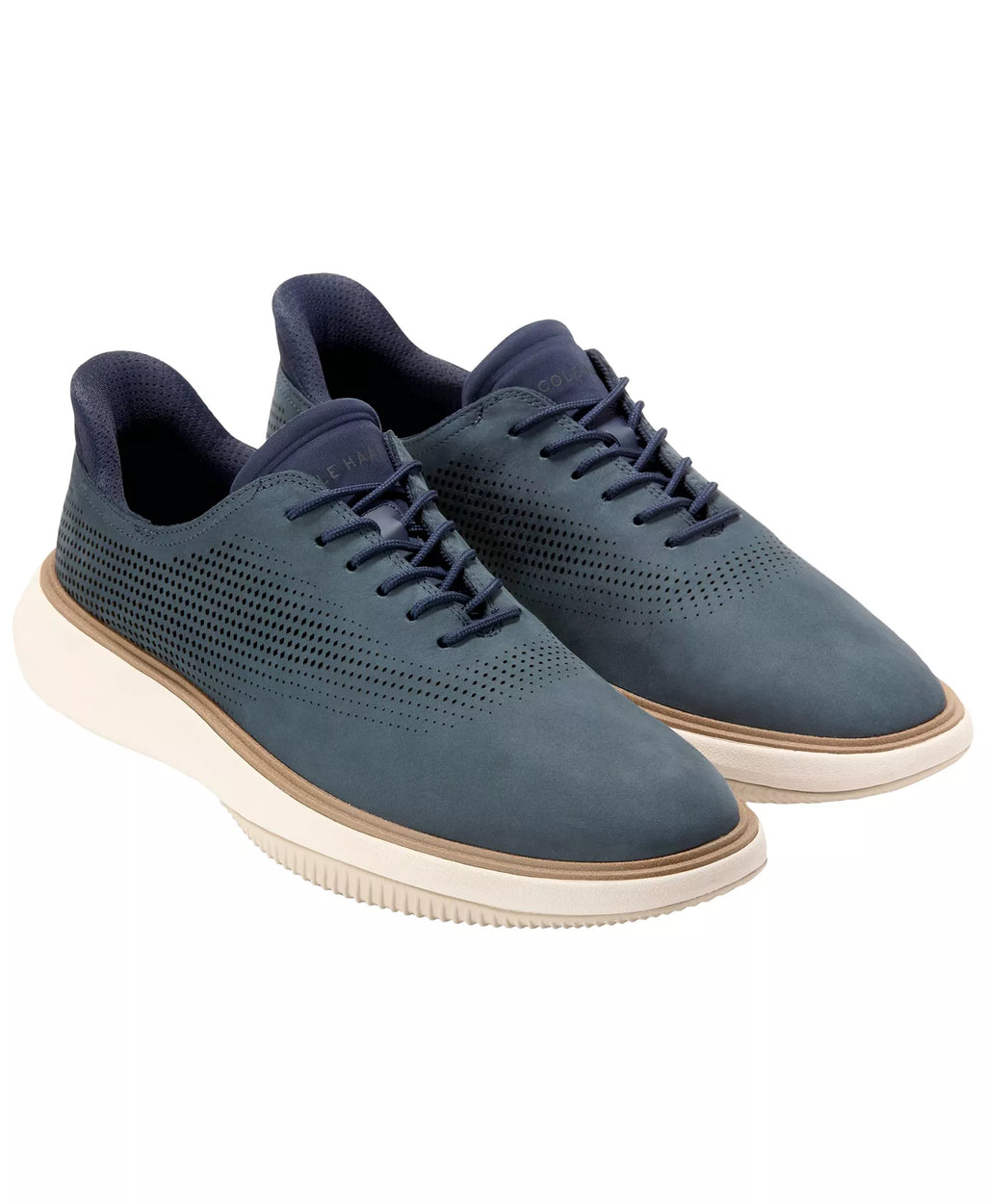 Cole Haan Men's Grand Phaze Laser Quick-On Lace-Up Oxford Shoes