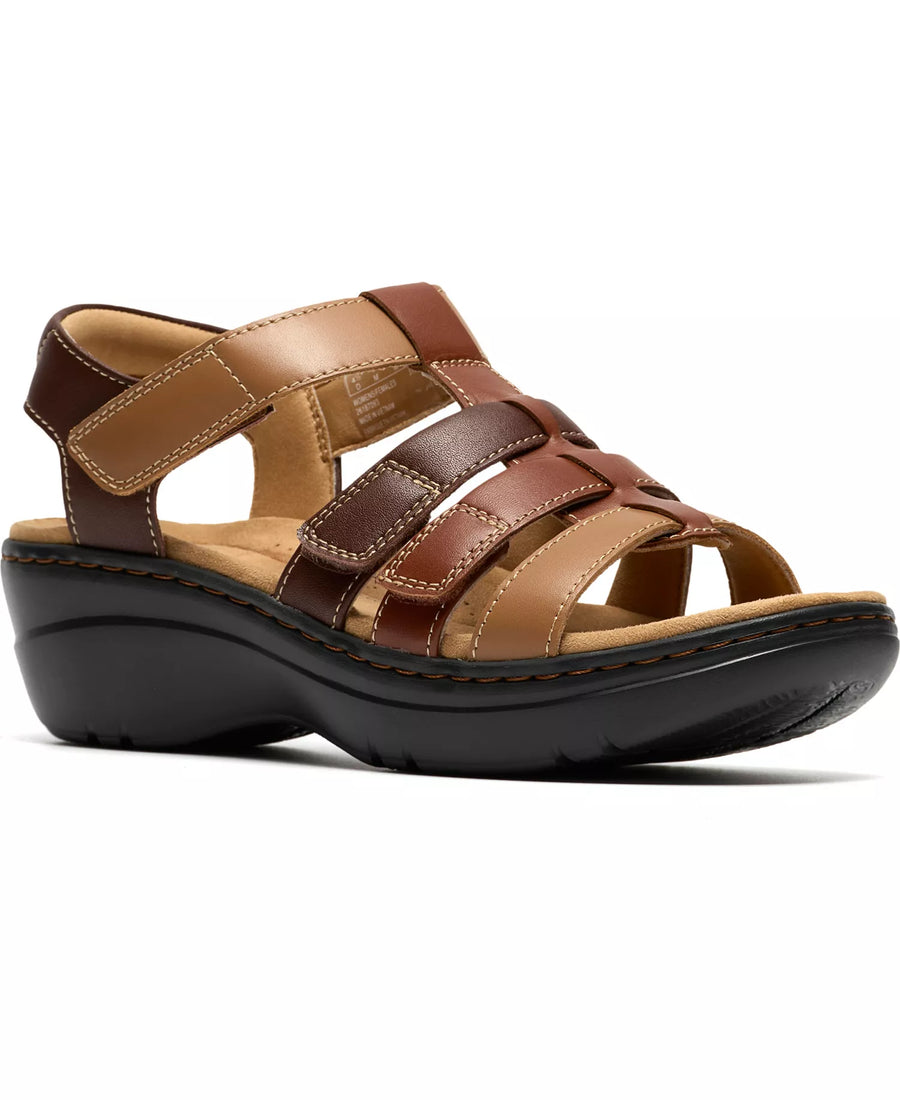 Clarks Women's Collection Merliah2 Ruby Round Toe Sandals