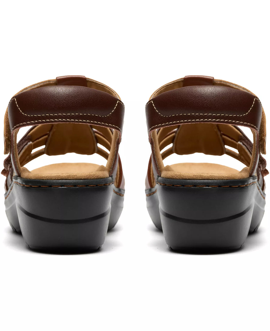 Clarks Women's Collection Merliah2 Ruby Round Toe Sandals