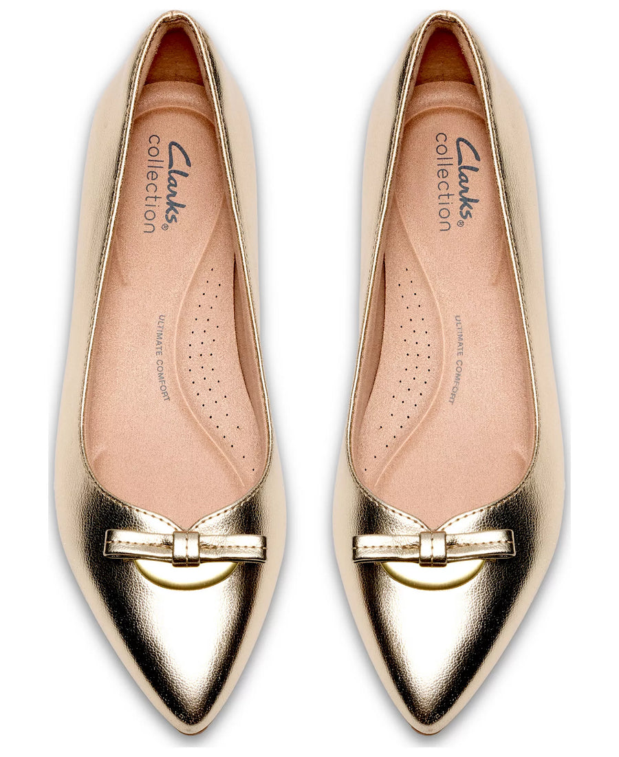 Clarks Women's Natalyn Trim Pointed Toe Dress Flats