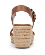 Naturalizer Women's Stella Open Round Toe Buckle Wedge Sandals
