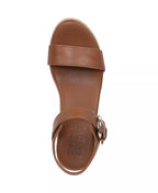 Naturalizer Women's Stella Open Round Toe Buckle Wedge Sandals
