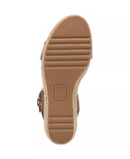 Naturalizer Women's Stella Open Round Toe Buckle Wedge Sandals