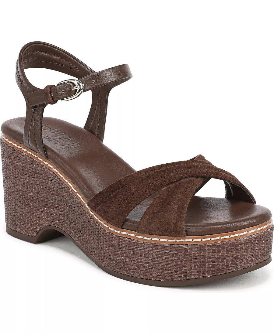 Naturalizer Women's Dovie Strappy Wedge Heel Sandals