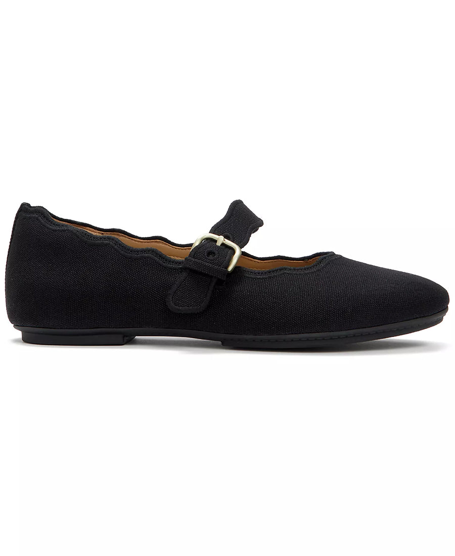 FitFlop Women's Delicato Wave Edge Canvas Mary Jane Flats