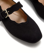 FitFlop Women's Delicato Wave Edge Canvas Mary Jane Flats