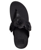 FitFlop Women's Lulu Flower Toe Post Slip-On Sandals