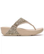 FitFlop Women's Lulu Multi-Tonal Glitter Wedge Sandals