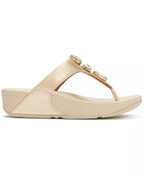 FitFlop Women's Lulu Ultra Jewel Metallic Toe Post Slip-On Sandals