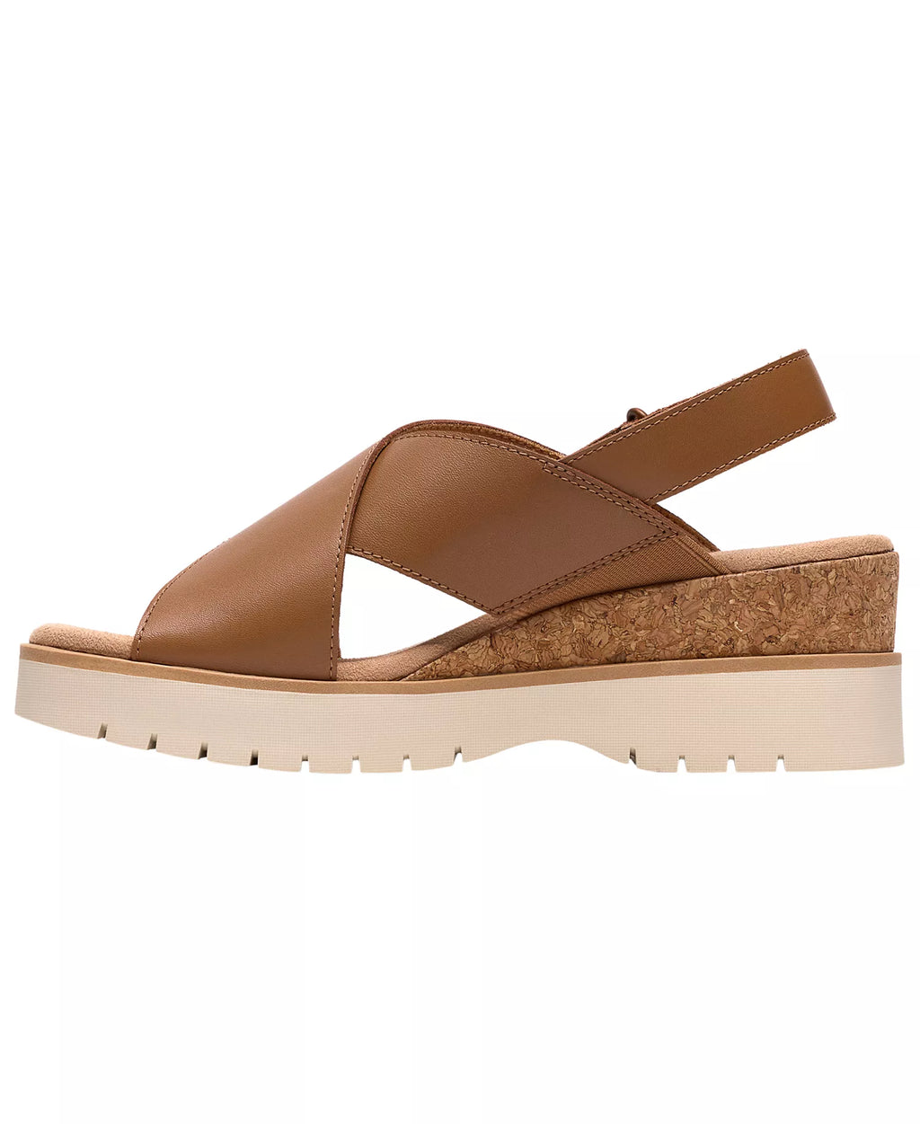 Clarks Women's Diaz Cross Round Toe Wedge Sandals