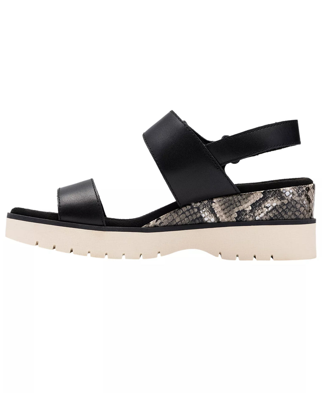 Clarks Women's Diaz Rose Round Toe Wedge Sandals