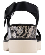 Clarks Women's Diaz Rose Round Toe Wedge Sandals