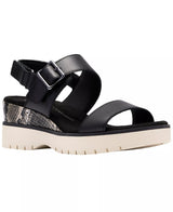 Clarks Women's Diaz Rose Round Toe Wedge Sandals