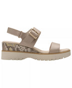 Clarks Women's Diaz Rose Round Toe Wedge Sandals