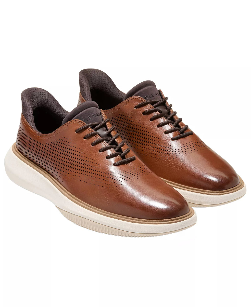 Cole Haan Men's Grand Phaze Laser Quick-On Lace-Up Oxford Shoes