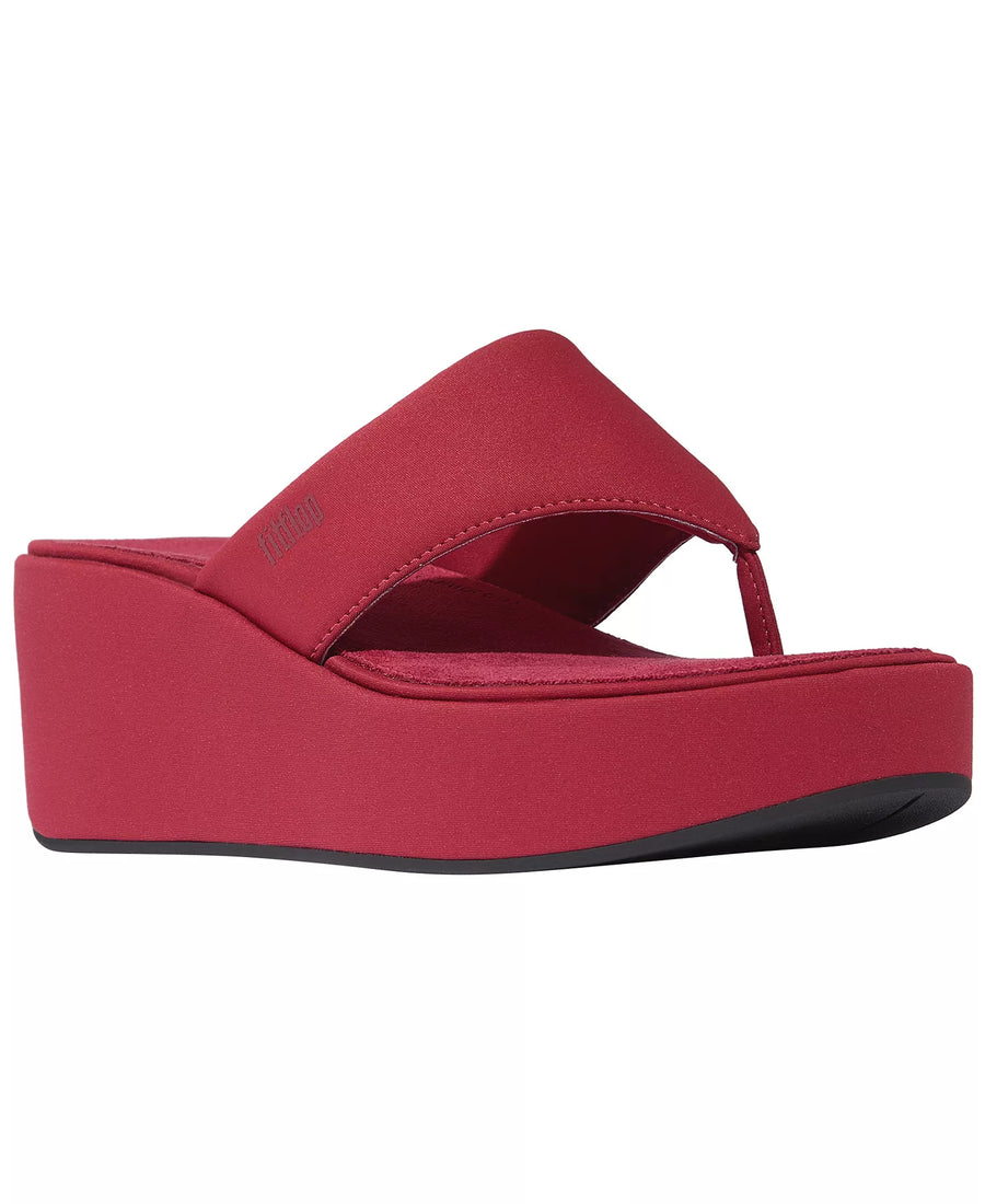 FitFlop Women's PlatFForms Wedge Toe-Post Sandals