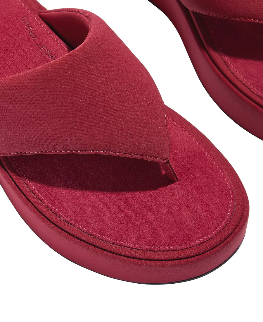 FitFlop Women's PlatFForms Wedge Toe-Post Sandals