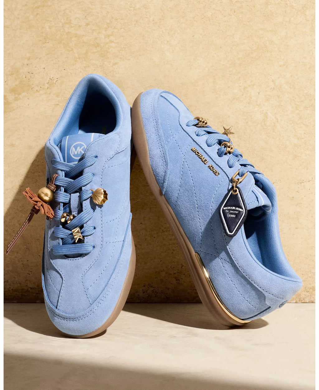 Michael Kors Michael Kors Women's Nolan Almond Toe Lace-Up Sneakers
