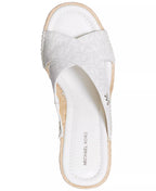 Michael Kors Michael Kors Women's Kenzie Slip-On Wedge Sandals