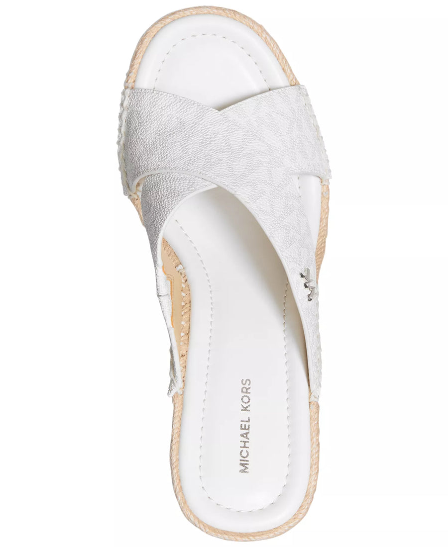 Michael Kors Michael Kors Women's Kenzie Slip-On Wedge Sandals